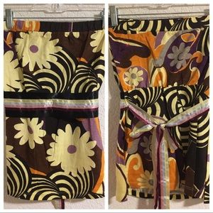 Multi Floral Strapless Top